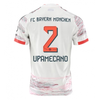 Billige Fotballdrakt Bayern Munich Dayot Upamecano #2 Replika Bortedrakt 2025-26 Kortermet